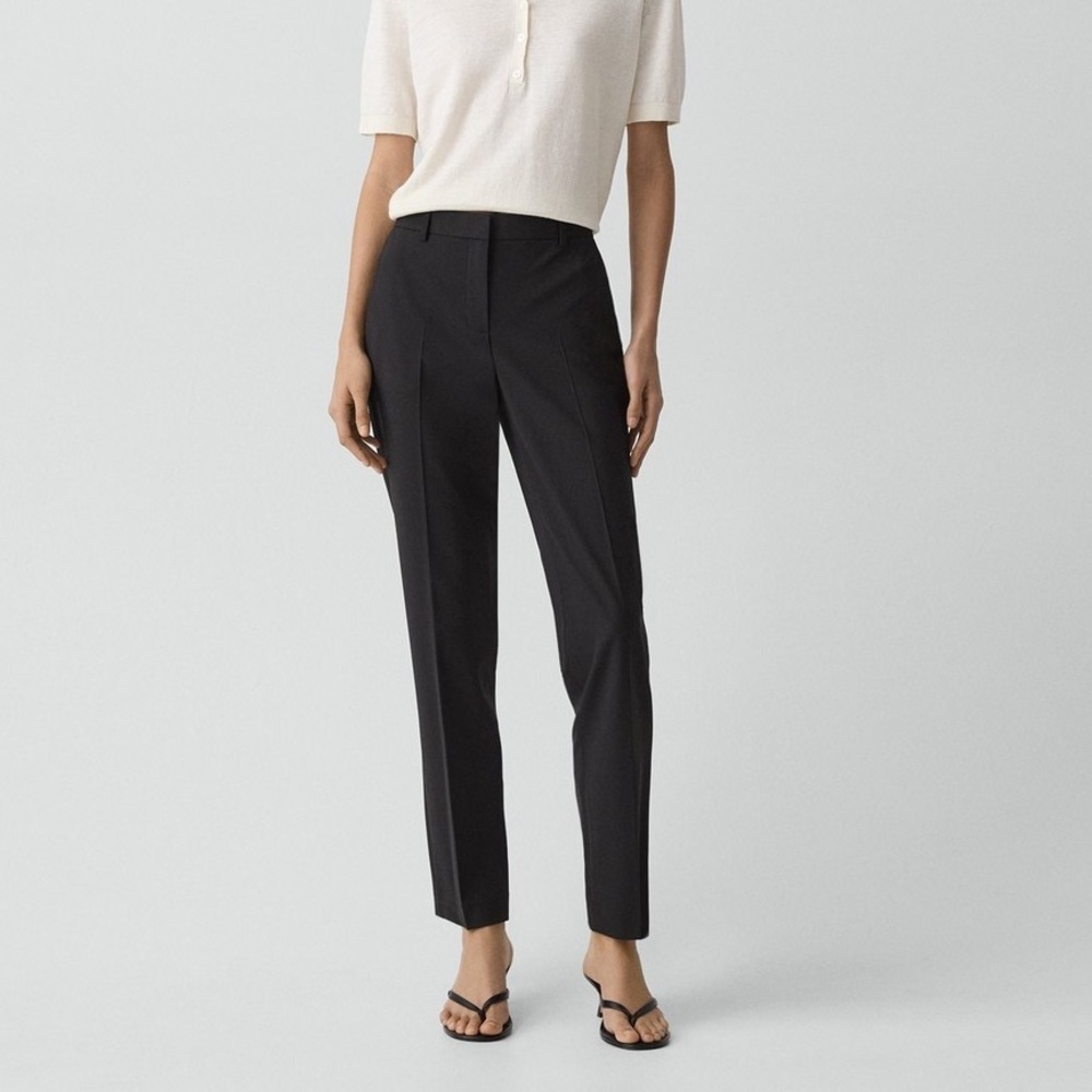 Theory Black wool Dress Pants size 4